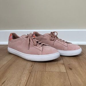 CLAE x agnes b Pink Suede Bradley Sneaker